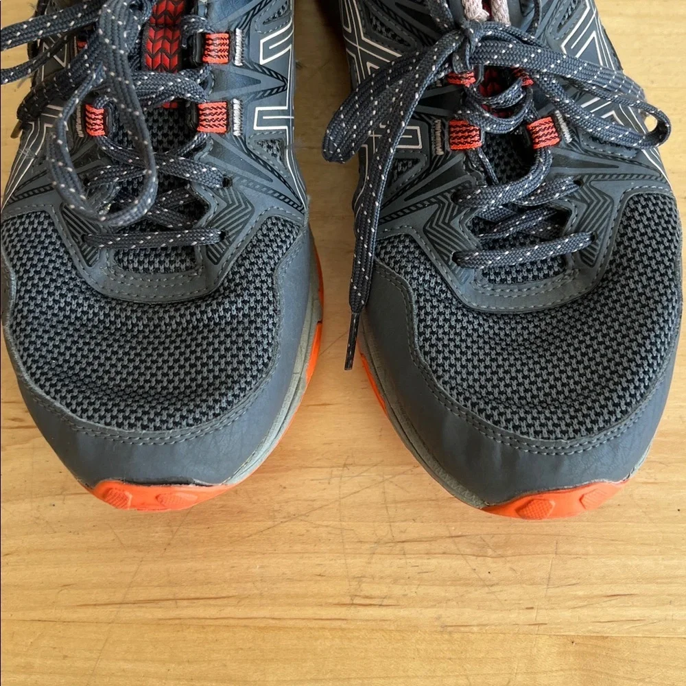 ASICS Charcoal and Coral Athletic Sneakers 8.5W